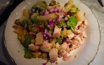 salade poulet et légumes